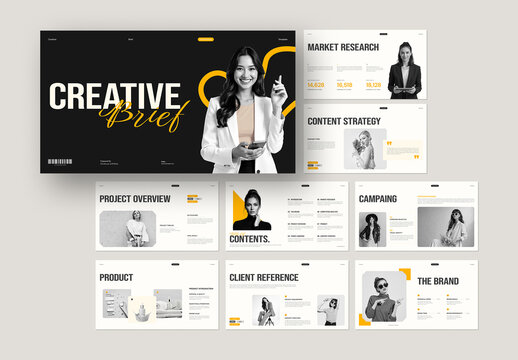 Minimal Creative Brief Presentation Template
