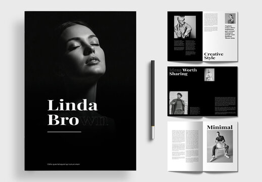 Big Letters Style Catalog Magazine