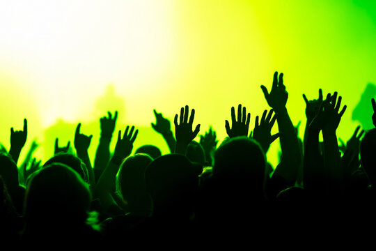 crowd of people dancing on the grass