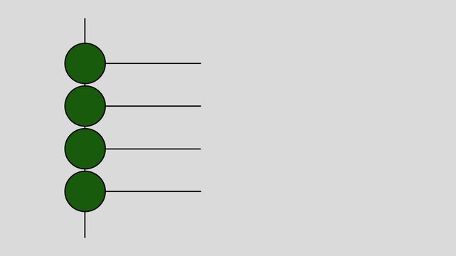 Classification icons animation video on black background. Data filtering illustration. class. 4K ,...