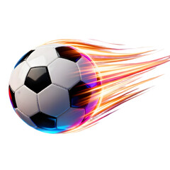 Naklejka premium Football Motion Effect Ball PNG