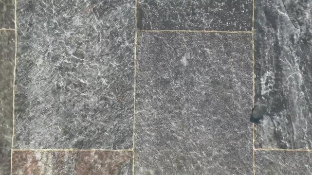caustics below the water surface in full HD. with sunlight reflections moving throughout the frame in grey marble background