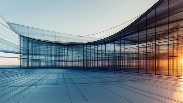 Modern Architecture Glass Building
4K HD Modern Glass Architecture | Futuristic Building Design Background