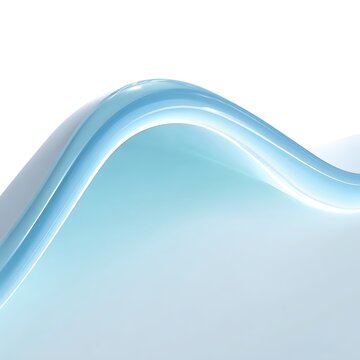 Abstract Light Blue Liquid Wave Background with Smooth Texture and Minimalist Design for Cosmetic Medical or Technology Branding and Professional Presentations