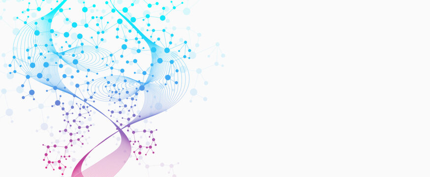 Global network connection website header or banner design. Abstract background with connecting dots and lines. Global business. Social network communication. Internet technology. Vector illustration