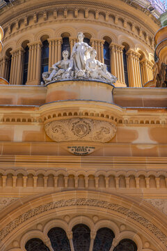 31 March 2026 Facade of historical building in Sydney Australia Queen Victoria Building QVB