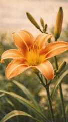 Obraz premium Vibrant lily blooms beautifully mobile wallpaper