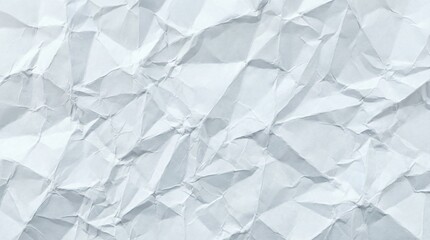 Obraz premium Distressed White Paper Texture – Intense Creases and Shadows