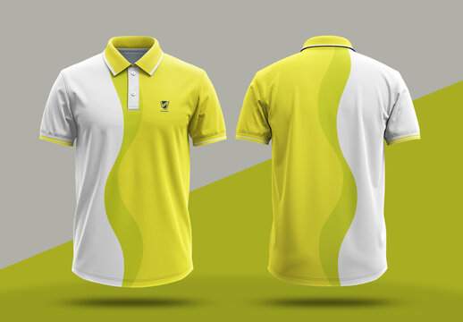 Classic Polo T Shirt Design Template