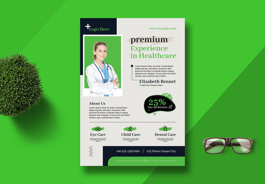 Medical Health Care Flyer Template