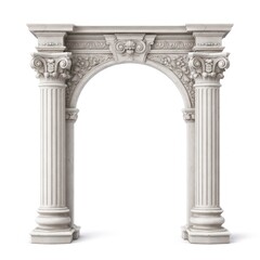 Fototapeta premium Elegant classical architectural stone archway.