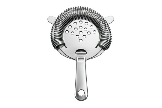 Hawthorne cocktail strainer bar tool on transparent background