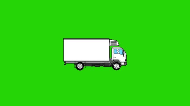 truck on the road