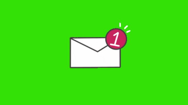 vector illustration of an message