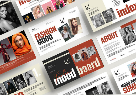 Fashion Mood Board Presentation Template