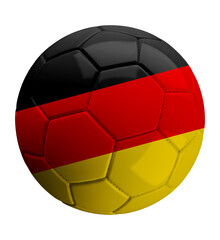 Bola de Futebol com Estampa da Bandeira da Alemanha © Julianne