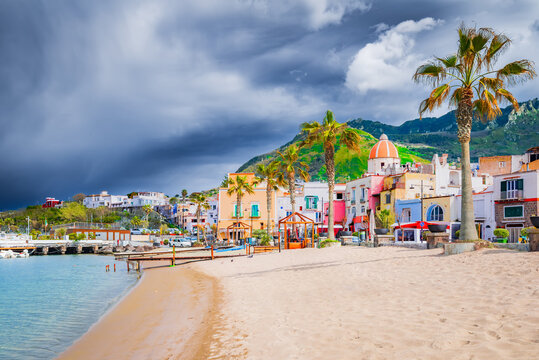 Ischia, Italy. Forio di Ischia, Phlegraean Islands in Campania.
