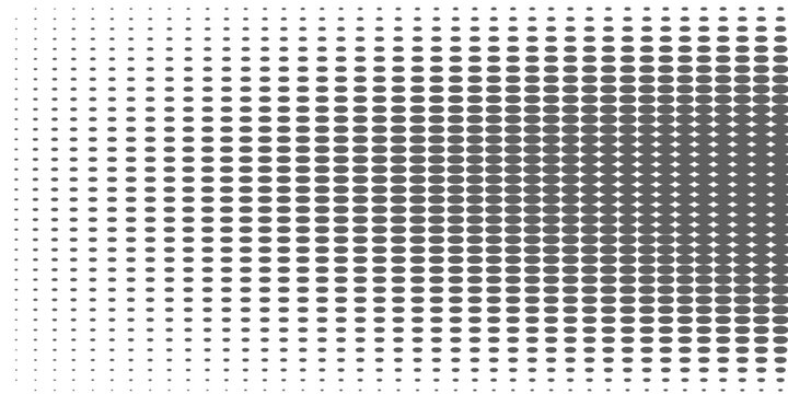 Basic halftone dots effect in black and white color. Halftone effect. Dot halftone. Black white halftone.Background with monochrome dotted texture. Polka dot pattern template. circle dot