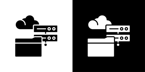 Storage Icon Sheet Black And White © Dinnicon