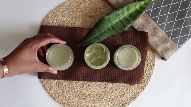 Moringa Hair Food Soft Texture in Glass Jar