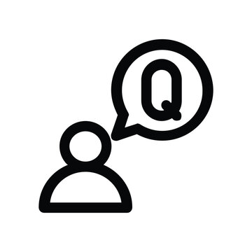 Customer Question Answer Support Line Icon