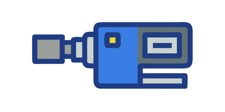 Vector illustration of a speed camera in a modern design style
