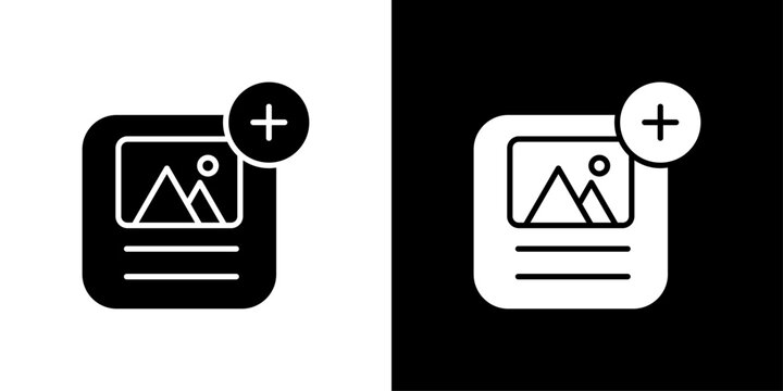 Post Icon Sheet Black And White