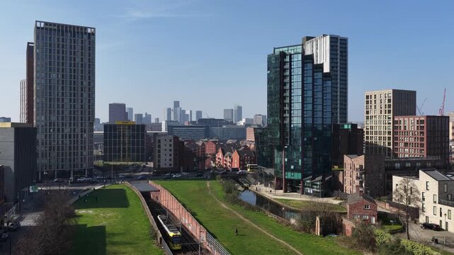 Early Morning Cityscape, Manchester