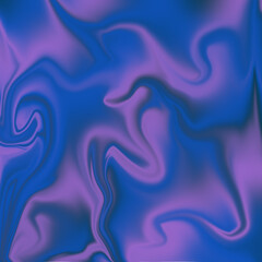 Obraz premium Luxurious Jewel Tone Marble Effect Deep Sapphire Emerald and Purple Abstract Flow