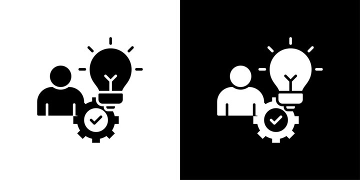 Inventor Icon Sheet Black And White