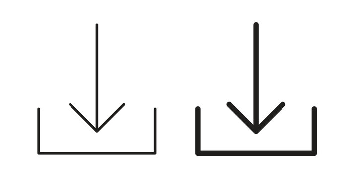 Download icon vector pictogram pack. icon vector template