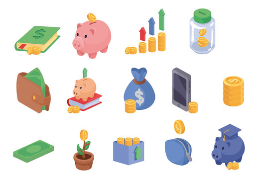 Finance Money Illustration Set