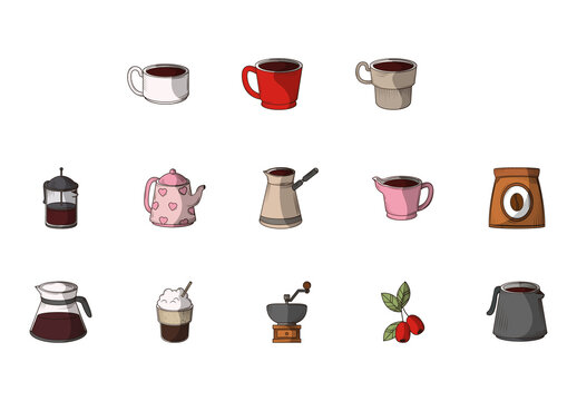 Coffee Illustration Set