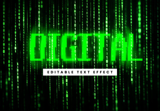 Matrix Text Effect