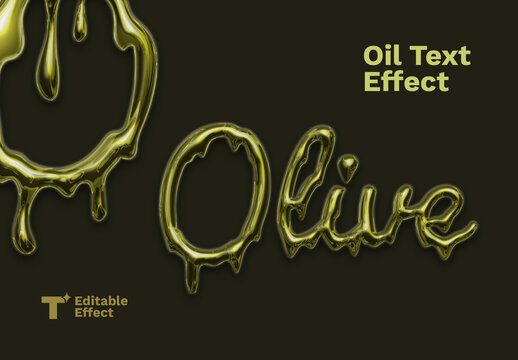 Oil Text Effect