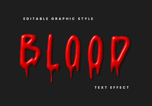 Blood Text Effect