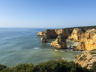 Fototapeta premium beach in Lagos, Portugal, Algarve