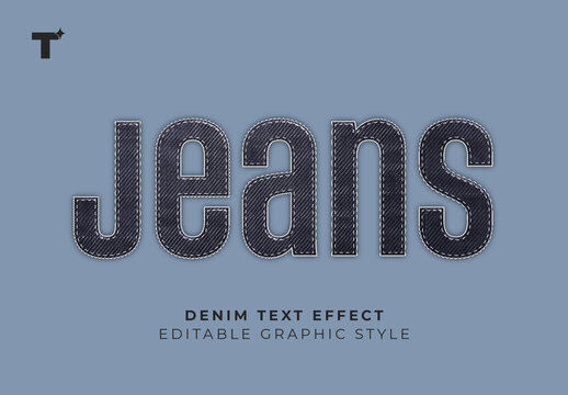Denim Text Effect