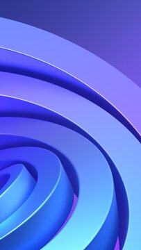 Abstract minimalist background design, vertical 3d render