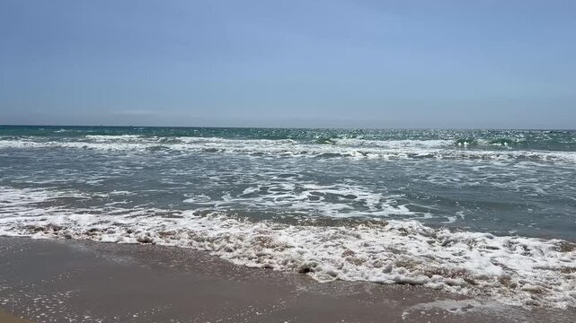 Paneo de la playa de Calpe de derecha a izquierda