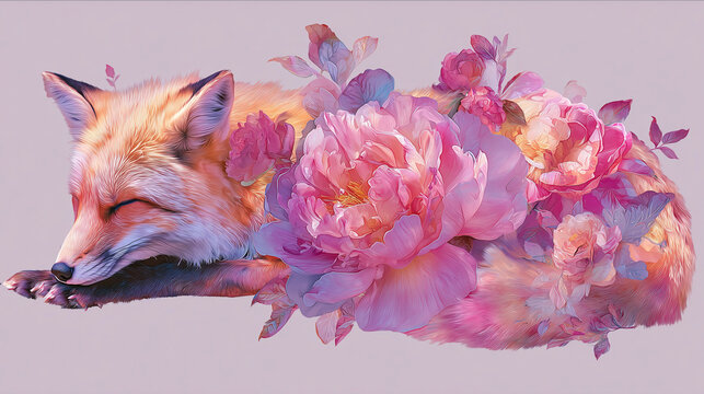 Ai red fox vulpes