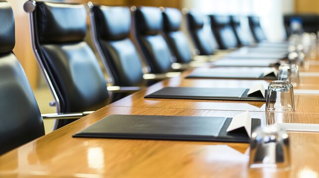 answerable. A modern conference room with a clean and minimalist design, featuring natural ambient light and a professional atmosphere. real-estate listings.