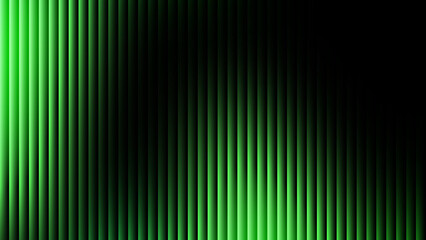Modern Green Ribbed Glass Background with Vertical Texture © MM