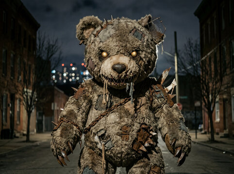 Horror teddy bear