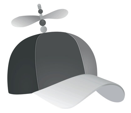 Colorful propeller hat. vector illustration