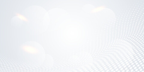 Obraz premium Abstract light gray circular background with subtle glowing accents, minimal modern design and soft elegant texture