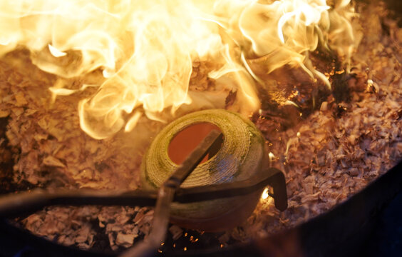 Cer&aacute;mica raku.