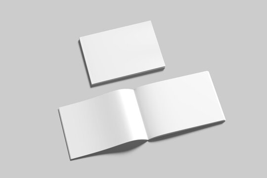 Landscape Magazine Blank Mockup