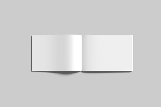 Landscape Magazine Blank Mockup