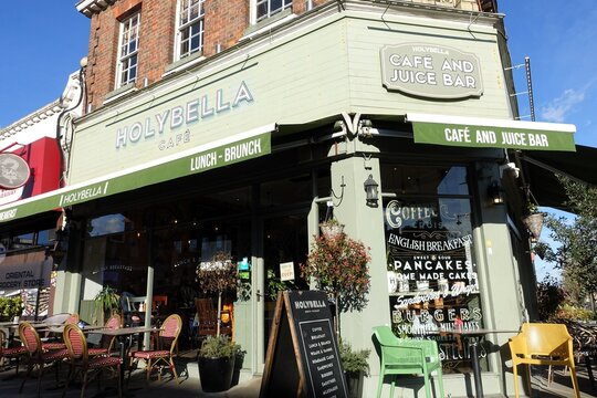 The Holybella Cafe and Juice Bar, a family-owned artisan coffee house and restaurant located in North Finchley
